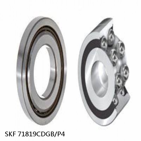 71819CDGB/P4 SKF Super Precision,Super Precision Bearings,Super Precision Angular Contact,71800 Series,15 Degree Contact Angle