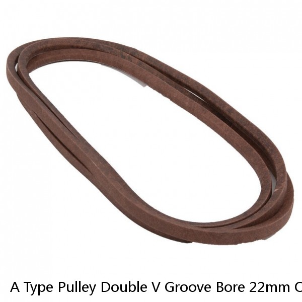 A Type Pulley Double V Groove Bore 22mm OD 60mm for A Belt Motor