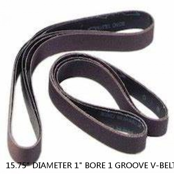 15.75" DIAMETER 1" BORE 1 GROOVE V-BELT PULLEY 1-BK160-E