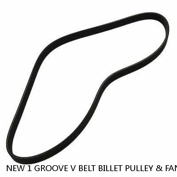 NEW 1 GROOVE V BELT BILLET PULLEY & FAN FOR GM BBC SBC CHEVY HOLDEN ALTERNATOR
