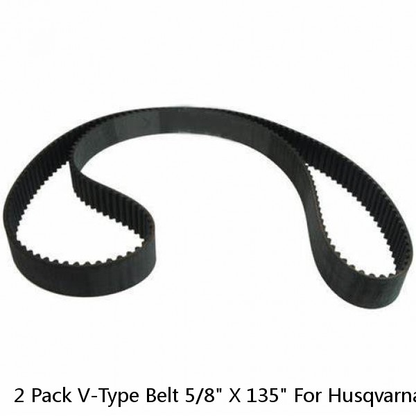 2 Pack V-Type Belt 5/8" X 135" For Husqvarna